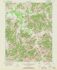 Pellville Kentucky Historical topographic map, 1:24000 scale, 7.5 X 7.5 Minute, Year 1953