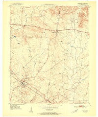 Pembroke Kentucky Historical topographic map, 1:24000 scale, 7.5 X 7.5 Minute, Year 1951