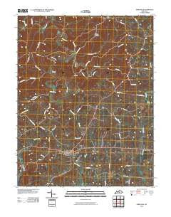 Perryville Kentucky Historical topographic map, 1:24000 scale, 7.5 X 7.5 Minute, Year 2010