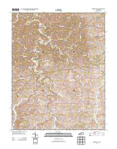 Perryville Kentucky Historical topographic map, 1:24000 scale, 7.5 X 7.5 Minute, Year 2013