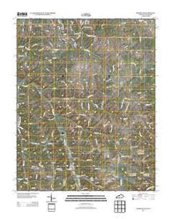 Petroleum Kentucky Historical topographic map, 1:24000 scale, 7.5 X 7.5 Minute, Year 2013