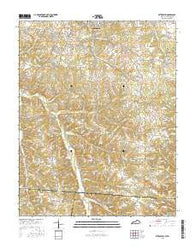 Petroleum Kentucky Current topographic map, 1:24000 scale, 7.5 X 7.5 Minute, Year 2016