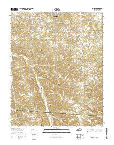 Petroleum Kentucky Current topographic map, 1:24000 scale, 7.5 X 7.5 Minute, Year 2016