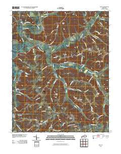 Phil Kentucky Historical topographic map, 1:24000 scale, 7.5 X 7.5 Minute, Year 2010