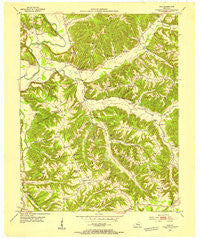 Phil Kentucky Historical topographic map, 1:24000 scale, 7.5 X 7.5 Minute, Year 1953