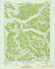 Phil Kentucky Historical topographic map, 1:24000 scale, 7.5 X 7.5 Minute, Year 1953
