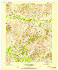 Philpot Kentucky Historical topographic map, 1:24000 scale, 7.5 X 7.5 Minute, Year 1953