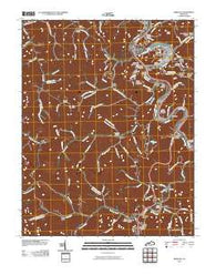 Pikeville Kentucky Historical topographic map, 1:24000 scale, 7.5 X 7.5 Minute, Year 2010