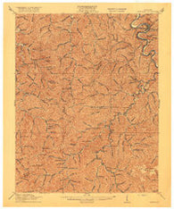 Pikeville Kentucky Historical topographic map, 1:62500 scale, 15 X 15 Minute, Year 1916