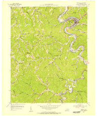 Pikeville Kentucky Historical topographic map, 1:24000 scale, 7.5 X 7.5 Minute, Year 1954