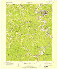 Pikeville Kentucky Historical topographic map, 1:24000 scale, 7.5 X 7.5 Minute, Year 1954
