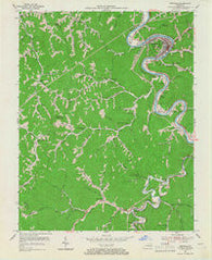 Pikeville Kentucky Historical topographic map, 1:24000 scale, 7.5 X 7.5 Minute, Year 1954