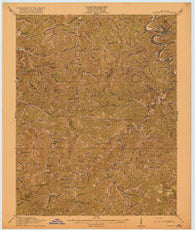Pikeville Kentucky Historical topographic map, 1:62500 scale, 15 X 15 Minute, Year 1916
