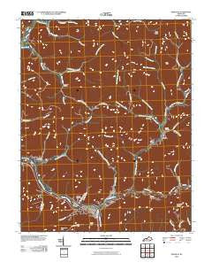 Pineville Kentucky Historical topographic map, 1:24000 scale, 7.5 X 7.5 Minute, Year 2010