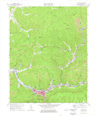 Pineville Kentucky Historical topographic map, 1:24000 scale, 7.5 X 7.5 Minute, Year 1974
