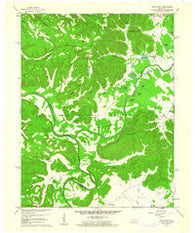 Pitts Point Kentucky Historical topographic map, 1:24000 scale, 7.5 X 7.5 Minute, Year 1960