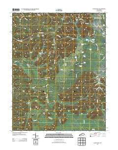 Pitts Point Kentucky Historical topographic map, 1:24000 scale, 7.5 X 7.5 Minute, Year 2013