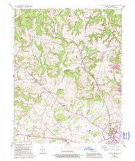 Pleasant Green Hill Kentucky Historical topographic map, 1:24000 scale, 7.5 X 7.5 Minute, Year 1957