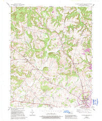 Pleasant Green Hill Kentucky Historical topographic map, 1:24000 scale, 7.5 X 7.5 Minute, Year 1957