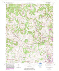 Pleasant Green Hill Kentucky Historical topographic map, 1:24000 scale, 7.5 X 7.5 Minute, Year 1957