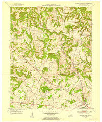 Pleasant Green Hill Kentucky Historical topographic map, 1:24000 scale, 7.5 X 7.5 Minute, Year 1952