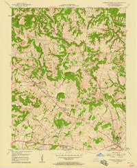 Pleasant Green Hill Kentucky Historical topographic map, 1:24000 scale, 7.5 X 7.5 Minute, Year 1957