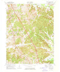 Pleasant Ridge Kentucky Historical topographic map, 1:24000 scale, 7.5 X 7.5 Minute, Year 1973