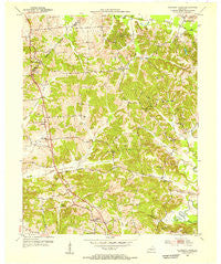 Pleasant Ridge Kentucky Historical topographic map, 1:24000 scale, 7.5 X 7.5 Minute, Year 1953