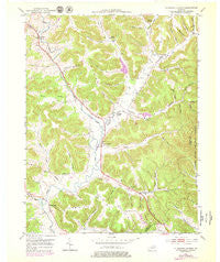Plummers Landing Kentucky Historical topographic map, 1:24000 scale, 7.5 X 7.5 Minute, Year 1951