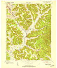 Plummers Landing Kentucky Historical topographic map, 1:24000 scale, 7.5 X 7.5 Minute, Year 1951