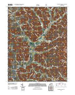Plummers Landing Kentucky Historical topographic map, 1:24000 scale, 7.5 X 7.5 Minute, Year 2010