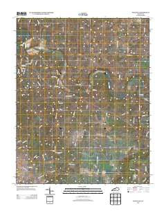 Polkville Kentucky Historical topographic map, 1:24000 scale, 7.5 X 7.5 Minute, Year 2013
