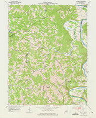 Polsgrove Kentucky Historical topographic map, 1:24000 scale, 7.5 X 7.5 Minute, Year 1953