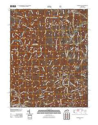 Pomeroyton Kentucky Historical topographic map, 1:24000 scale, 7.5 X 7.5 Minute, Year 2011