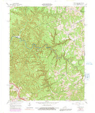 Pomeroyton Kentucky Historical topographic map, 1:24000 scale, 7.5 X 7.5 Minute, Year 1966