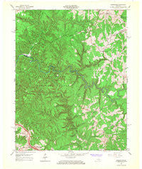 Pomeroyton Kentucky Historical topographic map, 1:24000 scale, 7.5 X 7.5 Minute, Year 1966