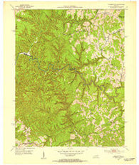 Pomeroyton Kentucky Historical topographic map, 1:24000 scale, 7.5 X 7.5 Minute, Year 1951