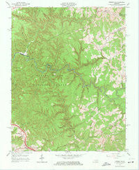 Pomeroyton Kentucky Historical topographic map, 1:24000 scale, 7.5 X 7.5 Minute, Year 1966