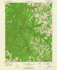 Pomeroyton Kentucky Historical topographic map, 1:24000 scale, 7.5 X 7.5 Minute, Year 1951