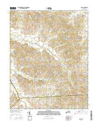 Poole Kentucky Current topographic map, 1:24000 scale, 7.5 X 7.5 Minute, Year 2016