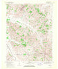Poole Kentucky Historical topographic map, 1:24000 scale, 7.5 X 7.5 Minute, Year 1969