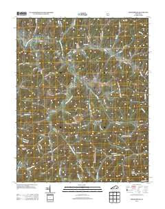 Portersburg Kentucky Historical topographic map, 1:24000 scale, 7.5 X 7.5 Minute, Year 2013