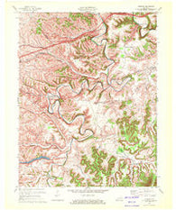 Preston Kentucky Historical topographic map, 1:24000 scale, 7.5 X 7.5 Minute, Year 1970