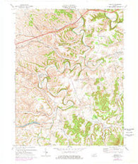 Preston Kentucky Historical topographic map, 1:24000 scale, 7.5 X 7.5 Minute, Year 1970