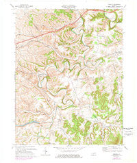Preston Kentucky Historical topographic map, 1:24000 scale, 7.5 X 7.5 Minute, Year 1970