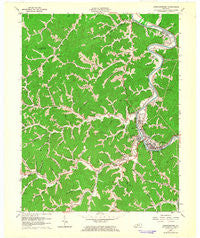 Prestonsburg Kentucky Historical topographic map, 1:24000 scale, 7.5 X 7.5 Minute, Year 1962