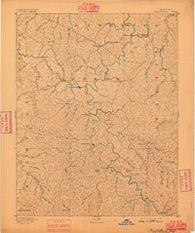 Prestonsburg Kentucky Historical topographic map, 1:125000 scale, 30 X 30 Minute, Year 1892