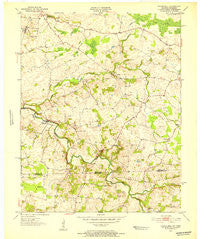 Prices Mill Kentucky Historical topographic map, 1:24000 scale, 7.5 X 7.5 Minute, Year 1951