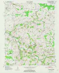 Prices Mill Kentucky Historical topographic map, 1:24000 scale, 7.5 X 7.5 Minute, Year 1951