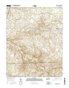 Prices Mill Kentucky Current topographic map, 1:24000 scale, 7.5 X 7.5 Minute, Year 2016